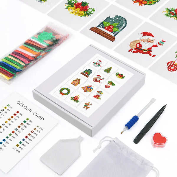 Christmas Holiday Mini Diamond Painting Set