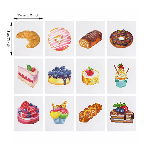 Desserts Mini Diamond Painting Set