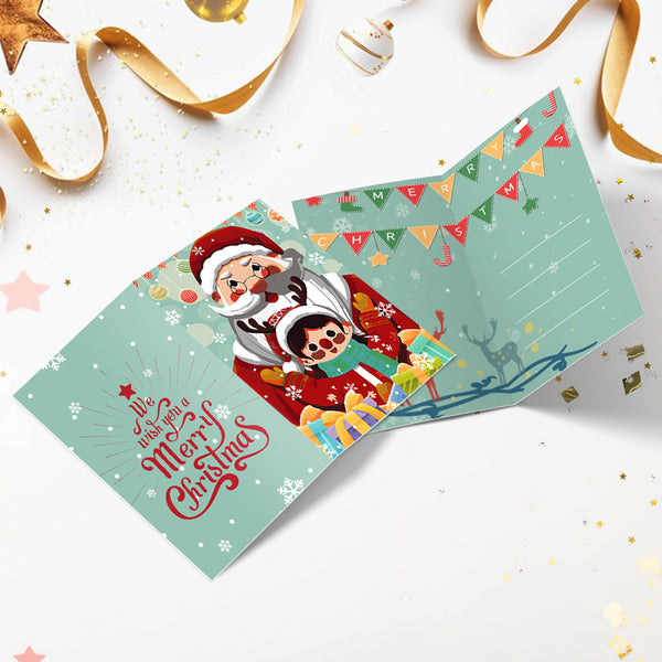 Winter Christmas Paint By Numbers Greeting Card Set