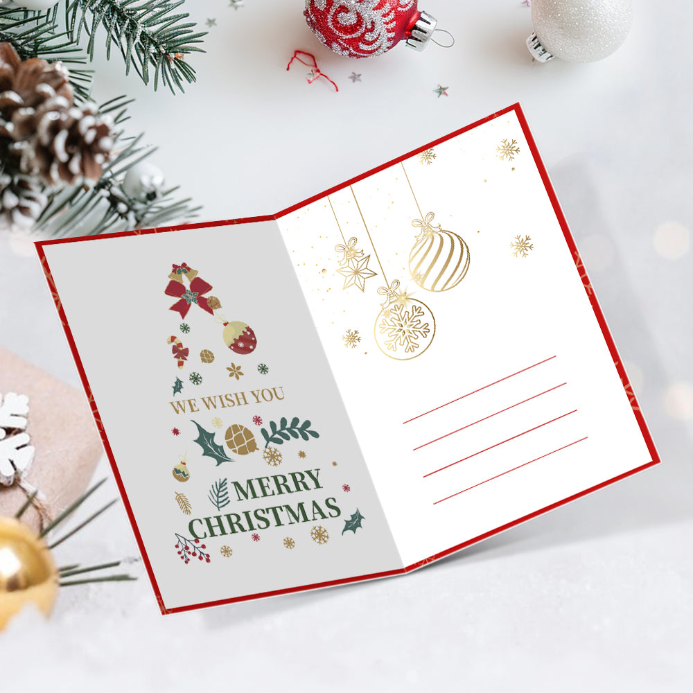 Winter Christmas Paint By Numbers Greeting Card Set