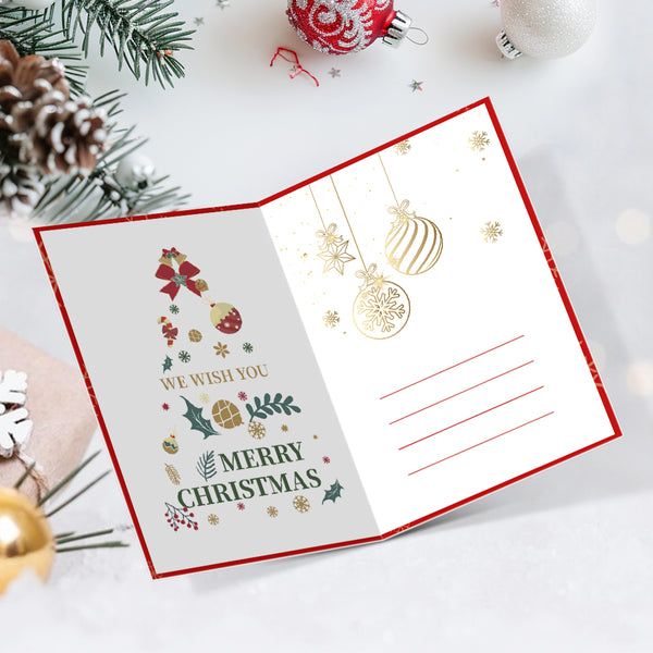 Winter Christmas Paint By Numbers Greeting Card Set