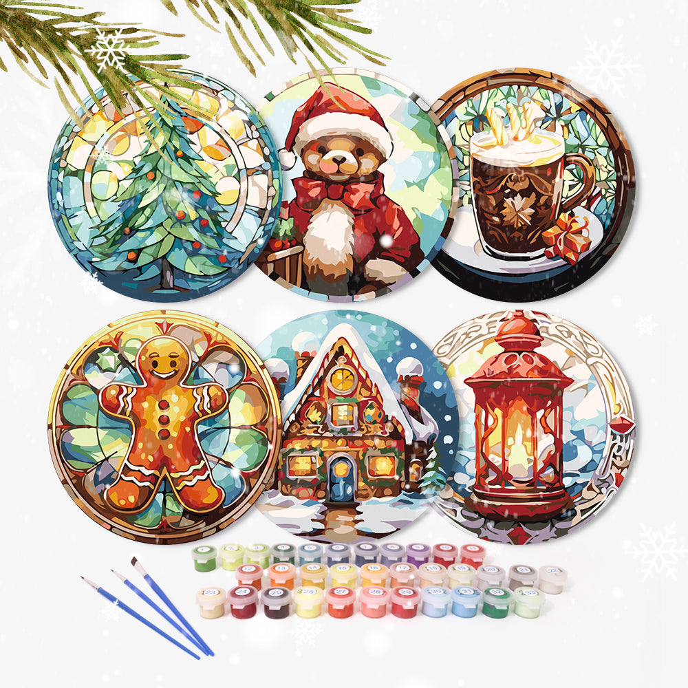 Winter Wonderland Paint By Numbers Placemat Set