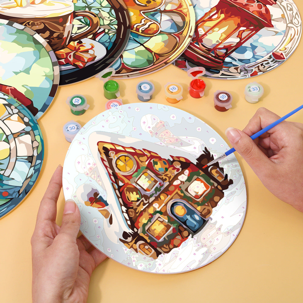 Winter Wonderland Paint By Numbers Placemat Set