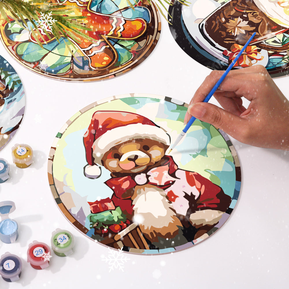 Winter Wonderland Paint By Numbers Placemat Set