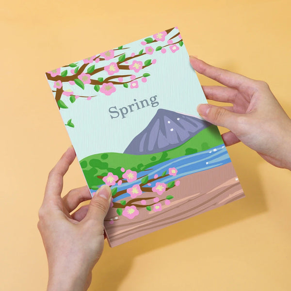 Four Seasons Mini Paint By Numbers Set