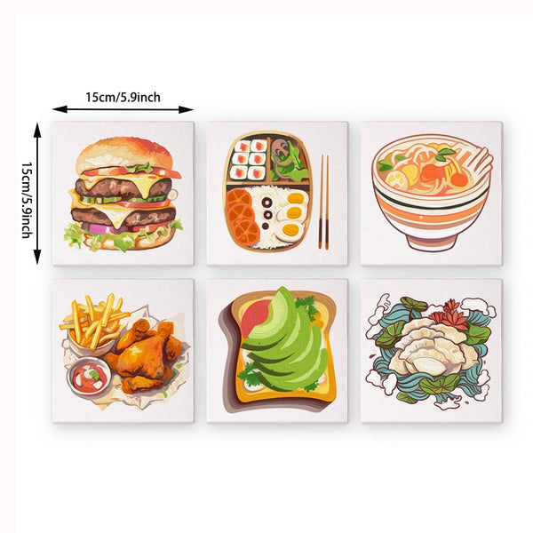 Gourmet Mini Paint By Numbers Set