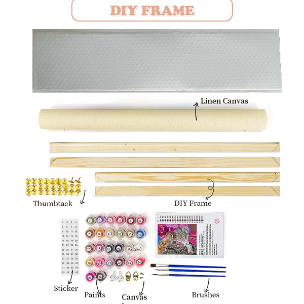 DIY Small Daisies Paint By Numbers