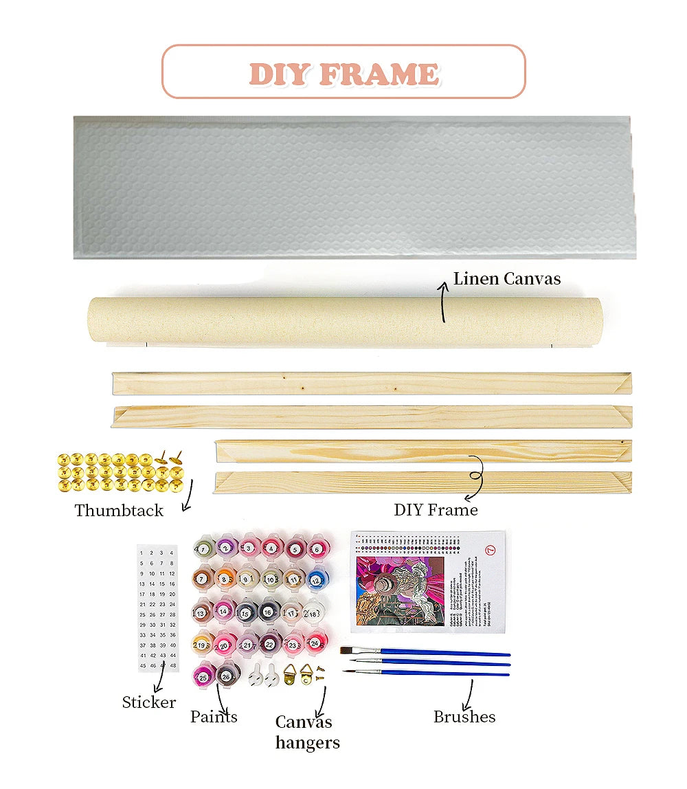 DIY Star Magic Wand Paint By Numbers