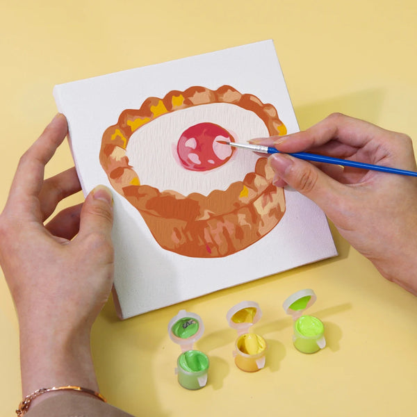 Pastries Mini Paint By Numbers Set