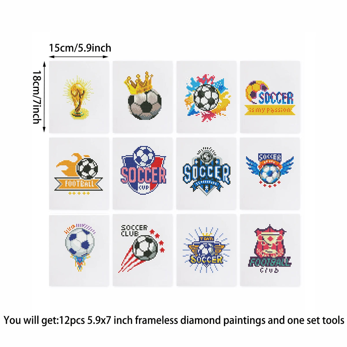 Soccer Mini Diamond Painting Set