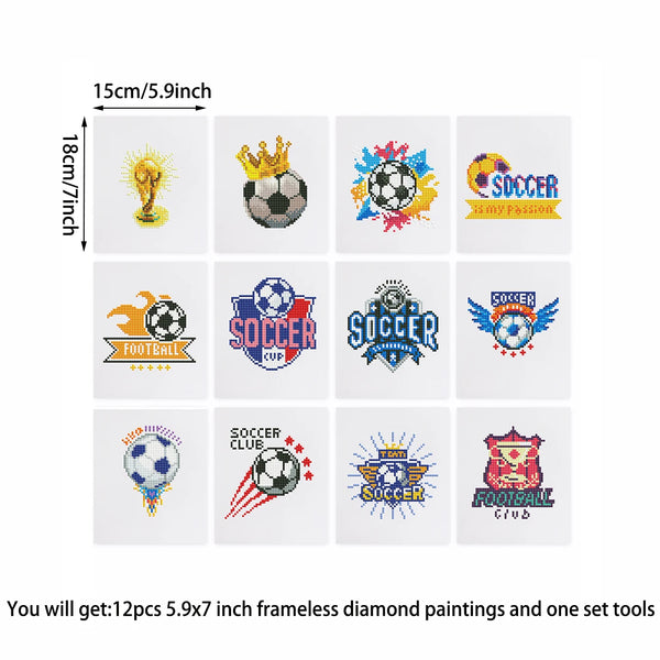 Soccer Mini Diamond Painting Set