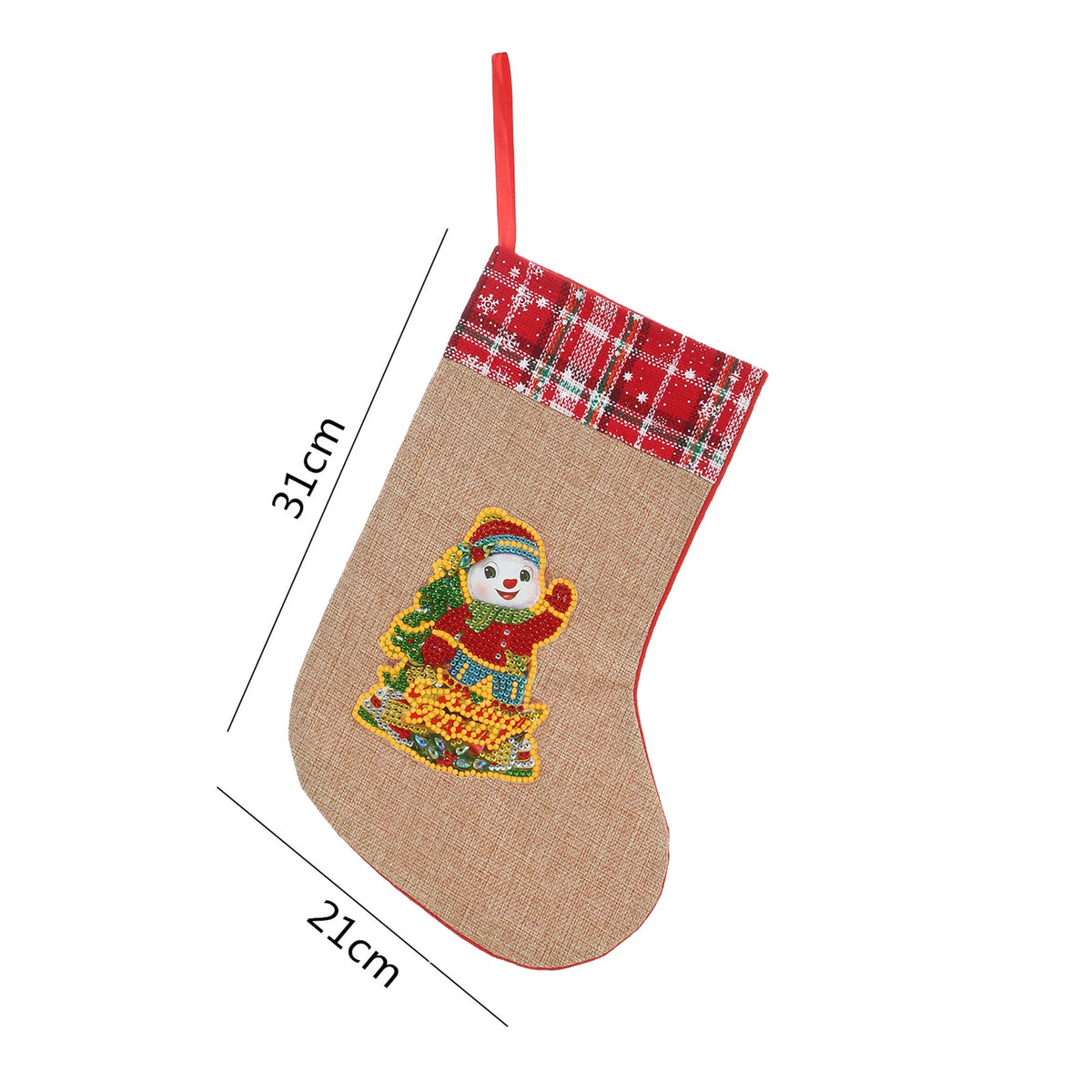 Diamond Drawing Christmas Sock
