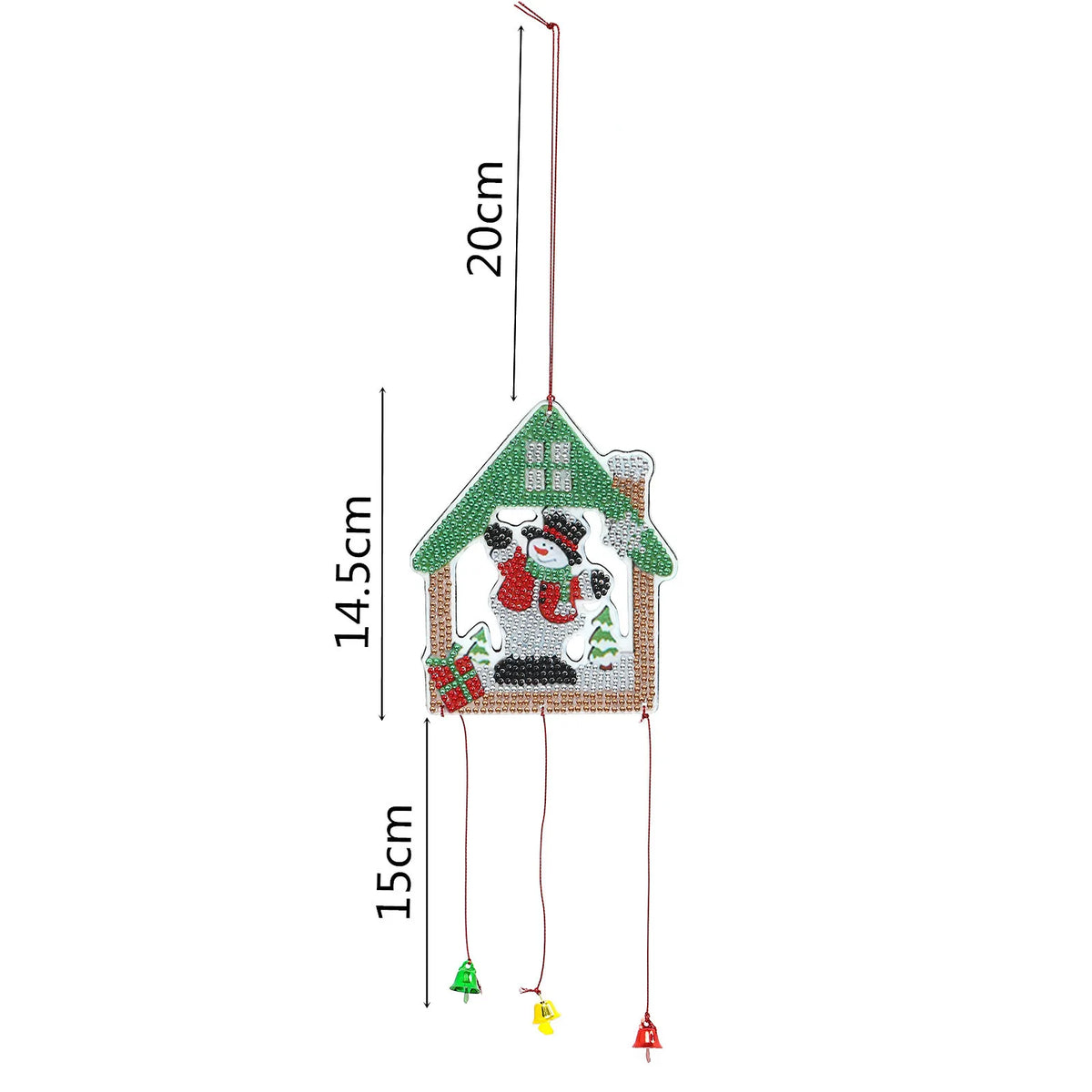 5D Diamond Holiday Wind Chime