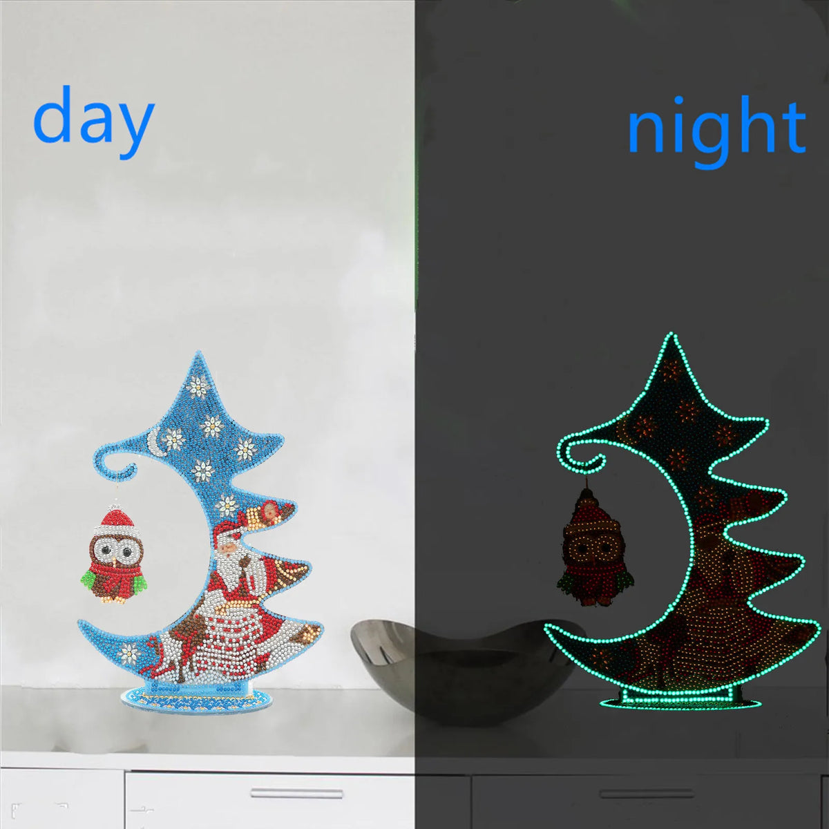 5D Acrylic Diamond Christmas Tree Decoration