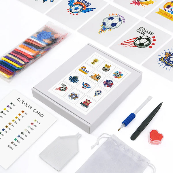 Soccer Mini Diamond Painting Set