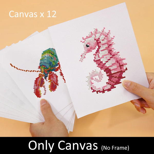 Underwater Creatures Mini Diamond Painting Set
