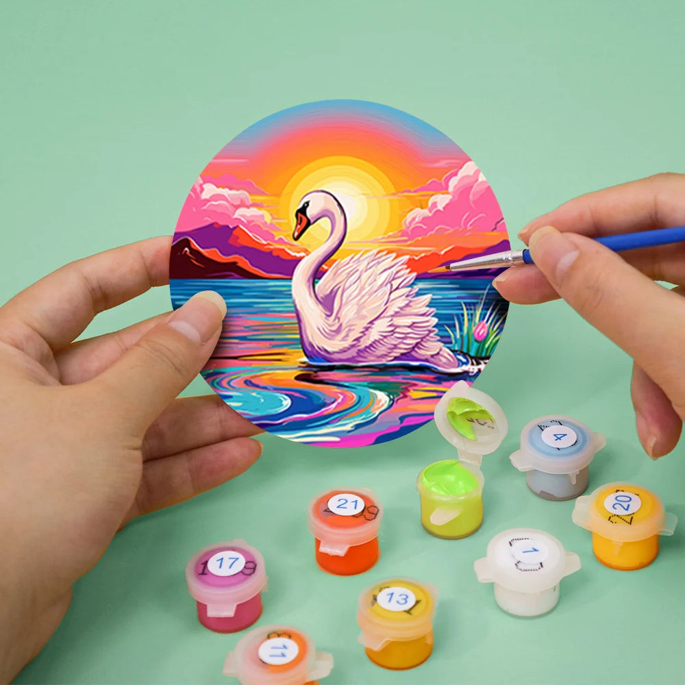 Sea Landscape Paint By Numbers Coaster Set