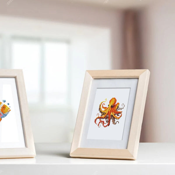Underwater Creatures Mini Diamond Painting Set