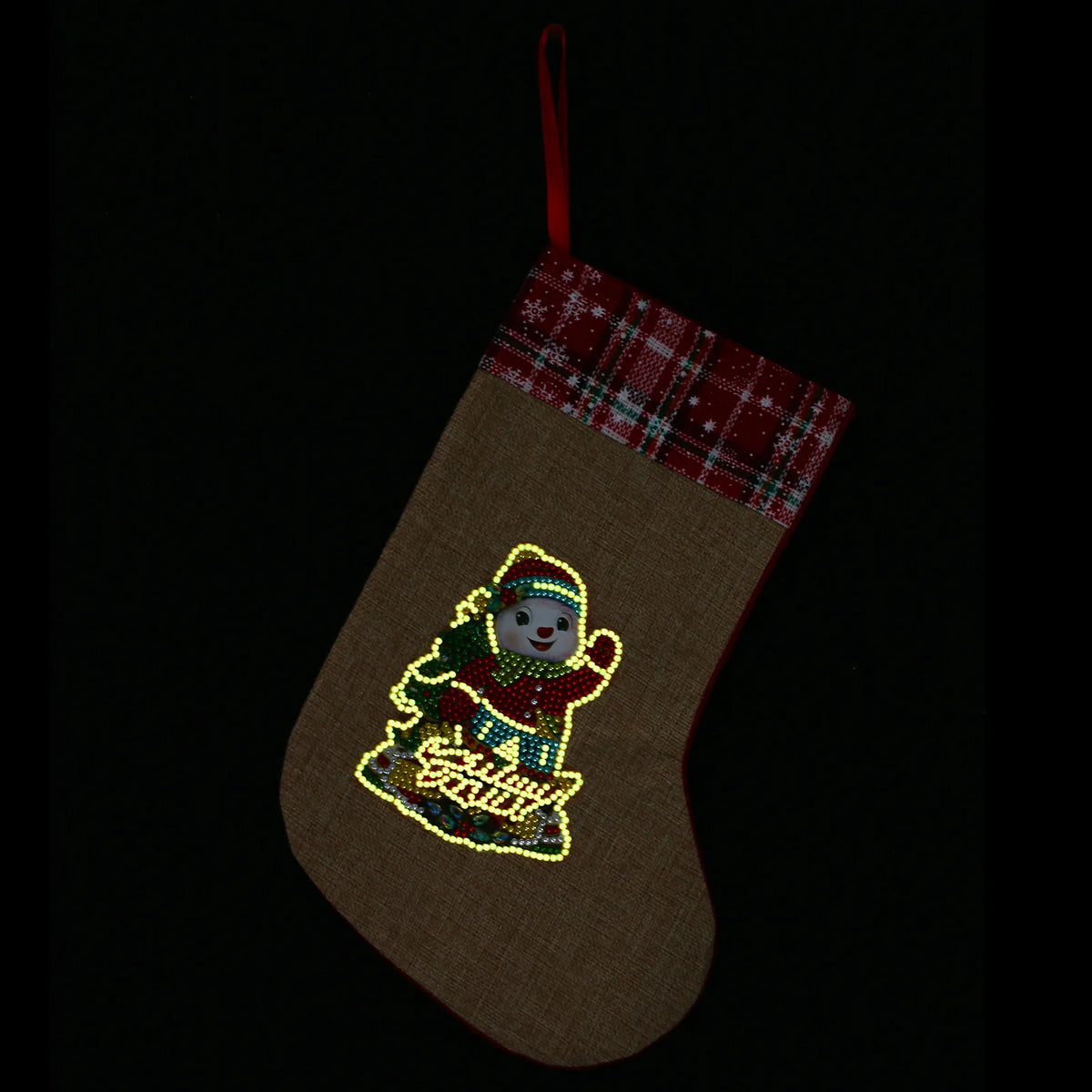 Diamond Drawing Christmas Sock