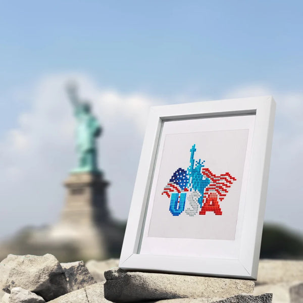 Love America Mini Diamond Painting Set