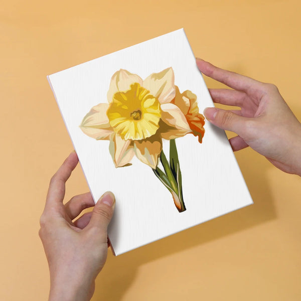 Colorful Flower Mini Paint By Numbers Set