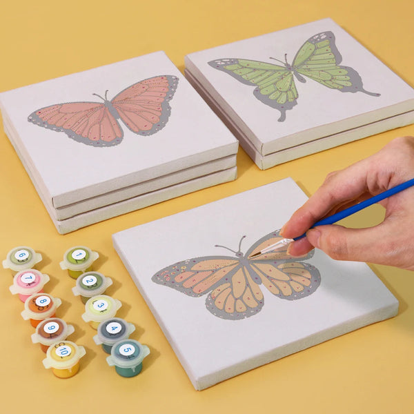 Butterflies Mini Paint By Numbers Set
