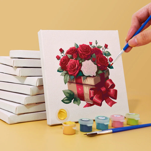 Rose Mini Paint By Numbers Set