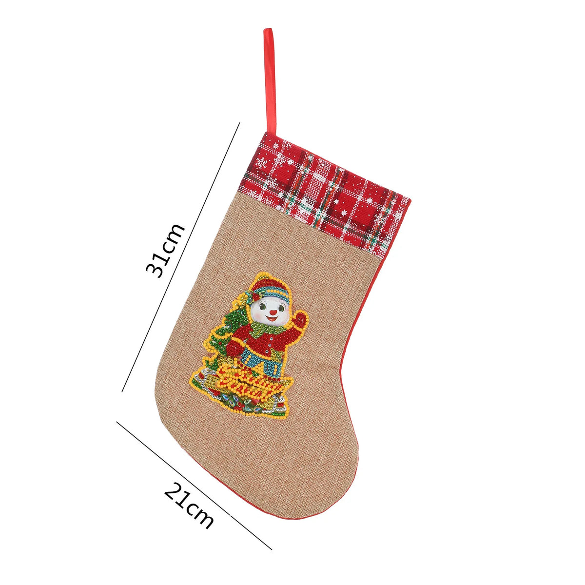 Diamond Drawing Christmas Sock