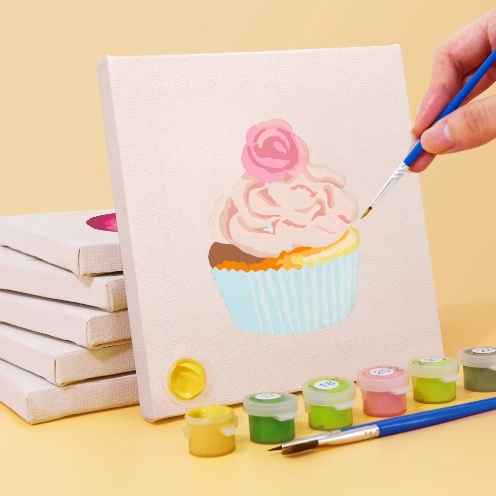 Desserts Mini Paint By Numbers Set