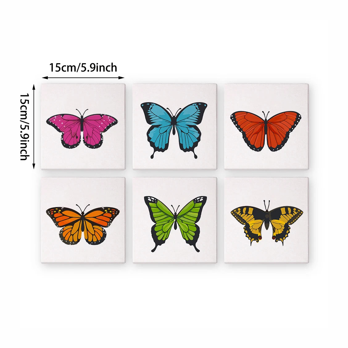 Butterflies Mini Paint By Numbers Set