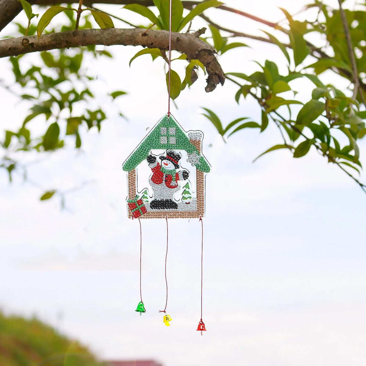 5D Diamond Holiday Wind Chime