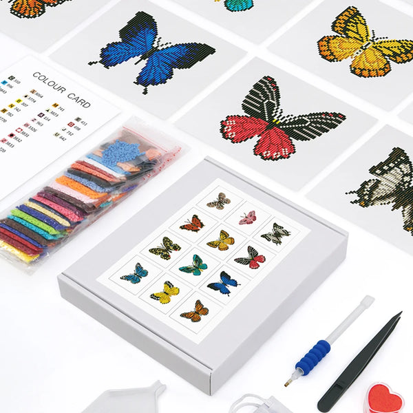 Butterfly Landscape Mini Diamond Painting Set