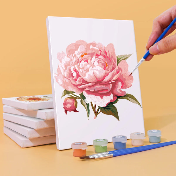 Flower Mini Paint By Numbers Set