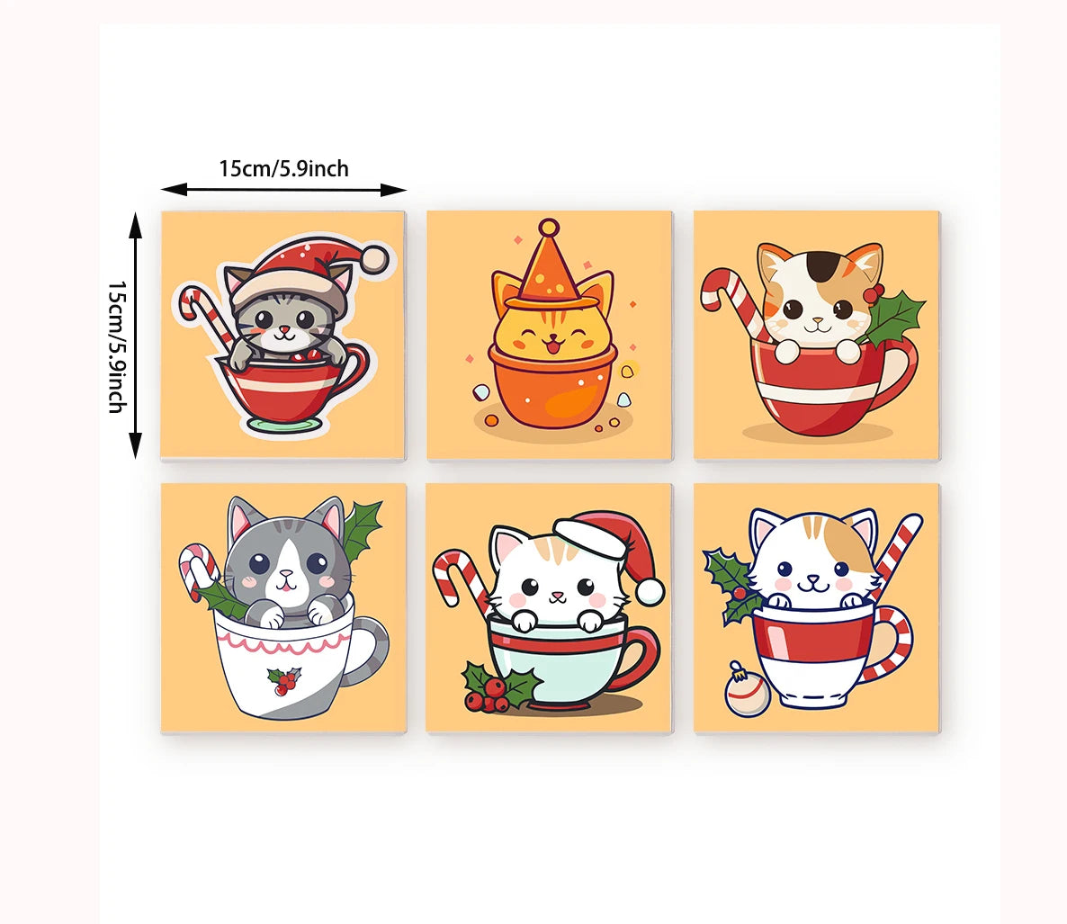 Cute Cat Mini Paint By Numbers Set