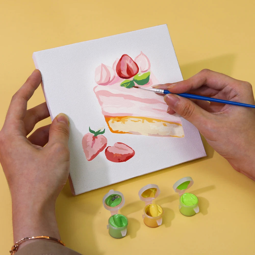 Desserts Mini Paint By Numbers Set