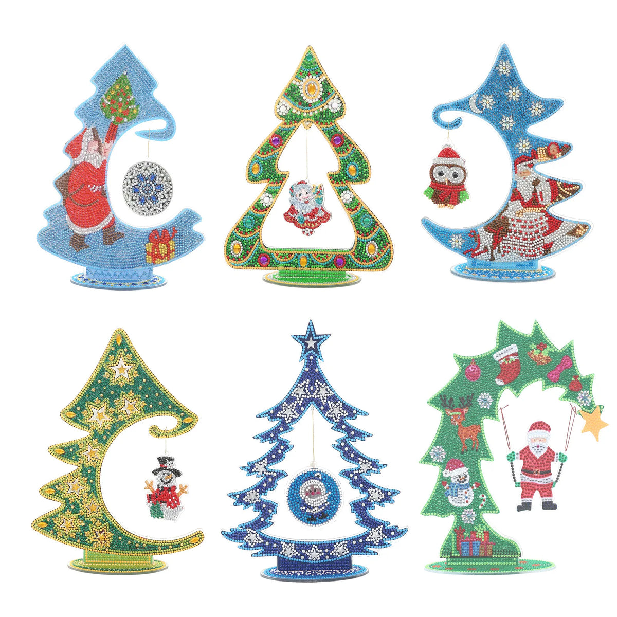 5D Acrylic Diamond Christmas Tree Decoration