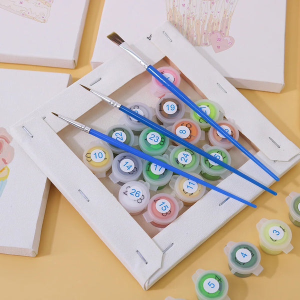Desserts Mini Paint By Numbers Set