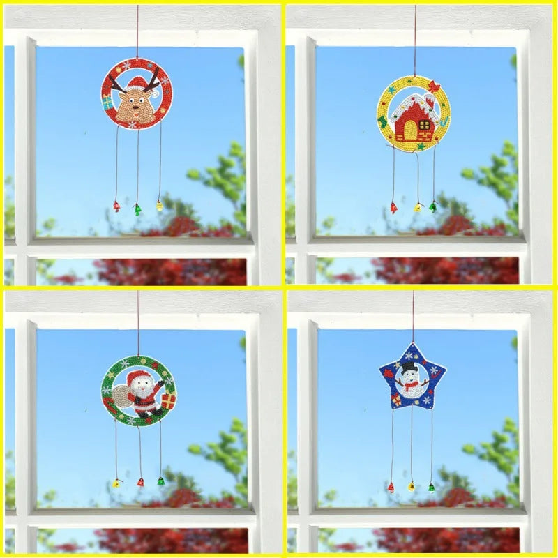 5D Diamond Holiday Wind Chime