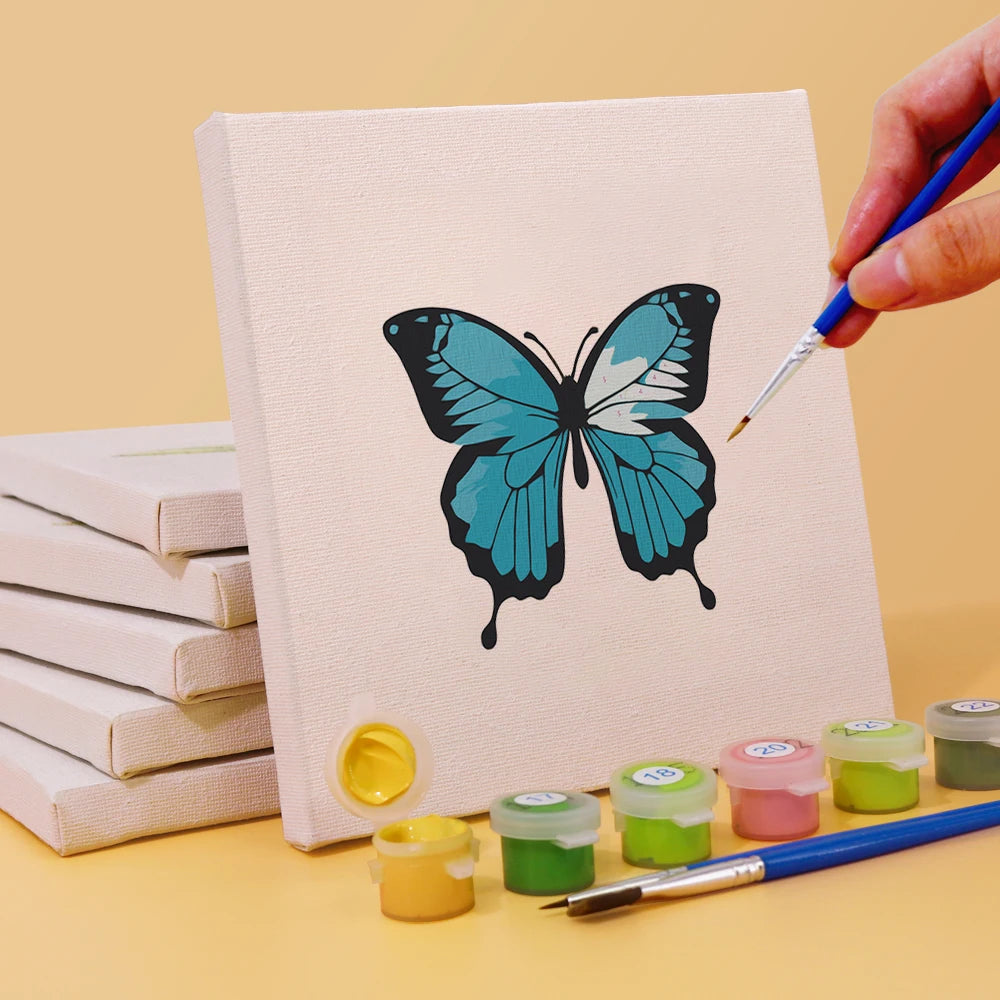 Butterflies Mini Paint By Numbers Set